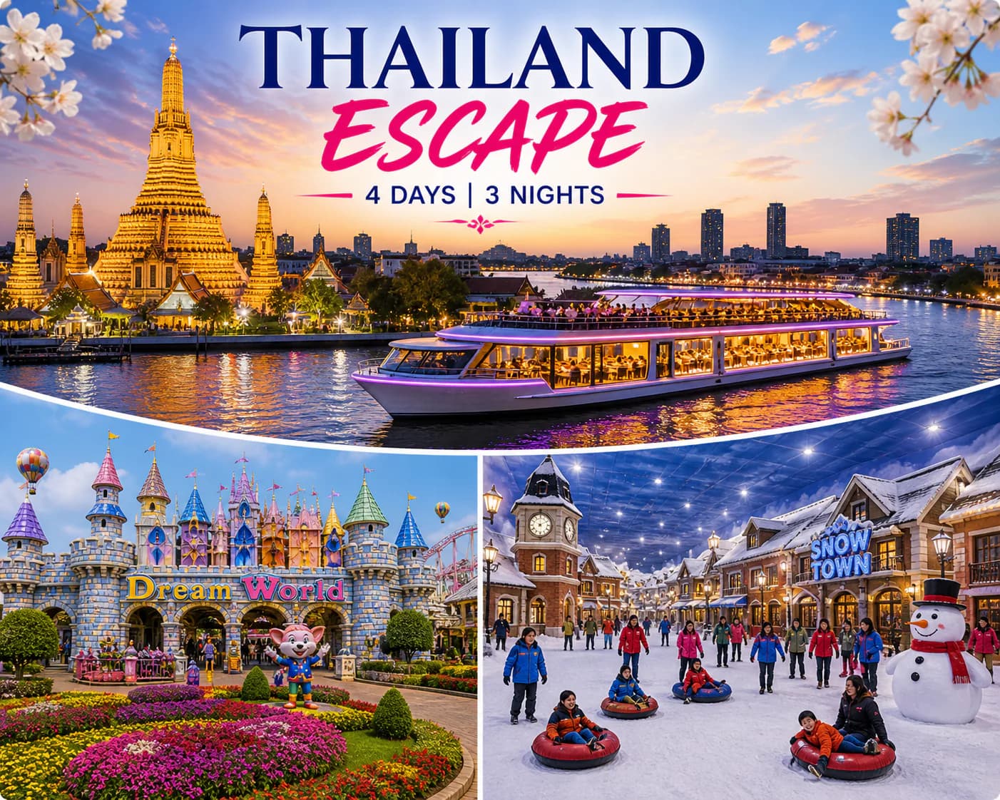 Amazing Thailand Escape 4 Days | 3 Nights