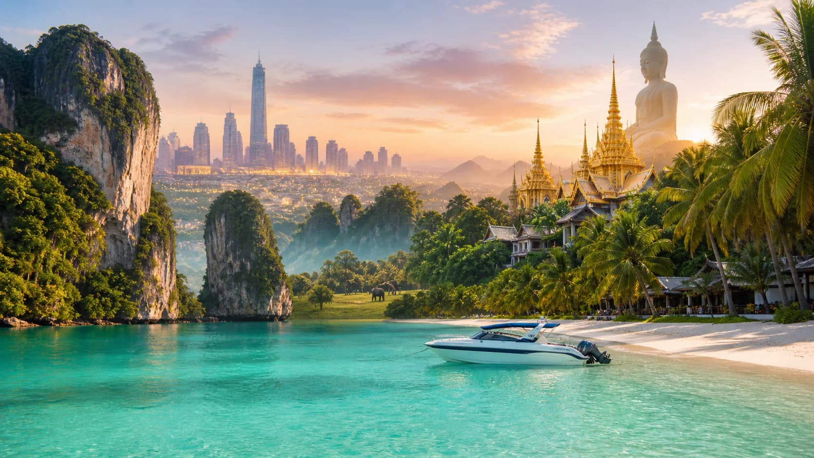 3N Phuket + 2N Pattaya + 2N Bangkok – Thailand Special Deal 8 Days / 7 Nights