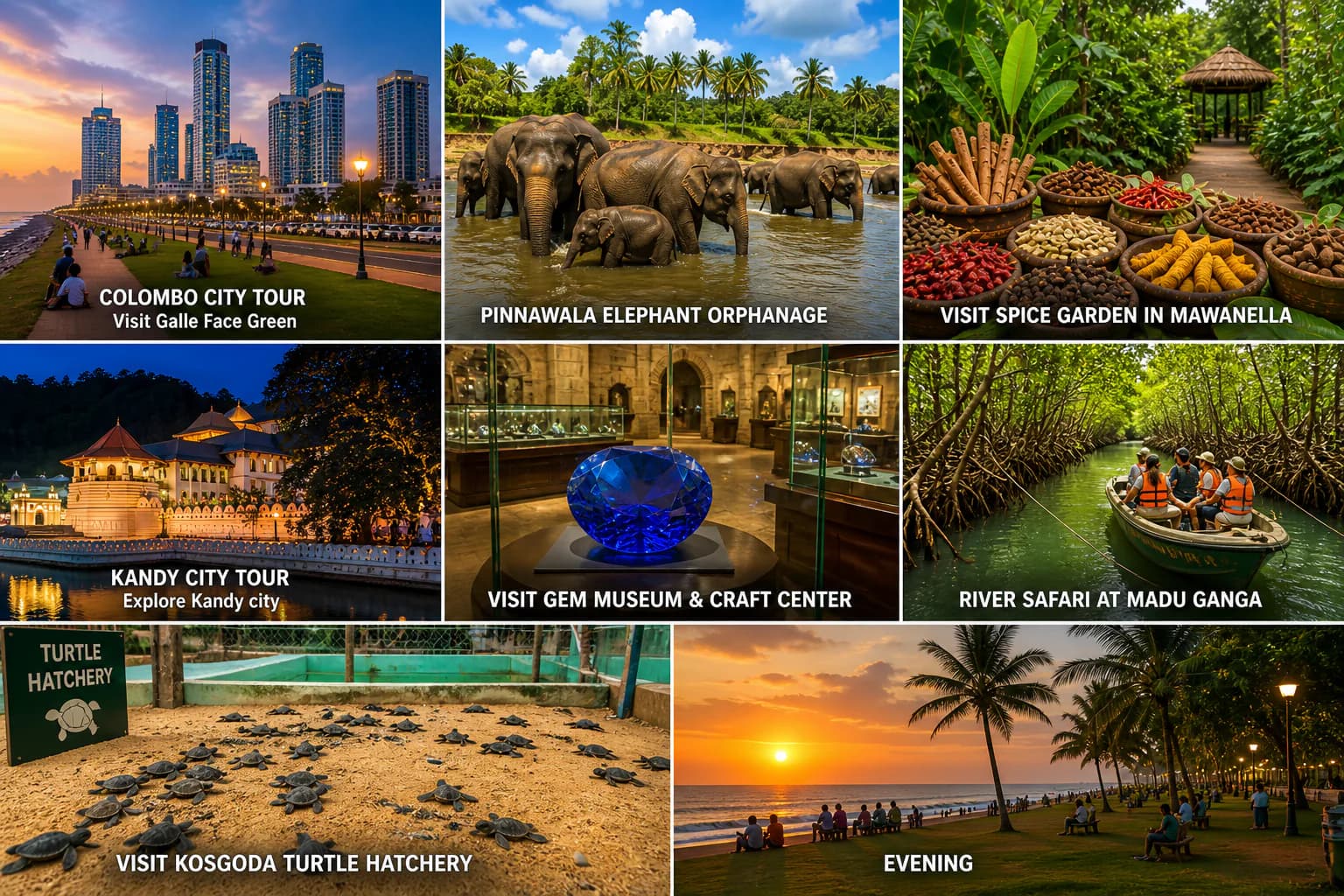 Halal Sri Lanka Tour – 05 Nights / 06 Days