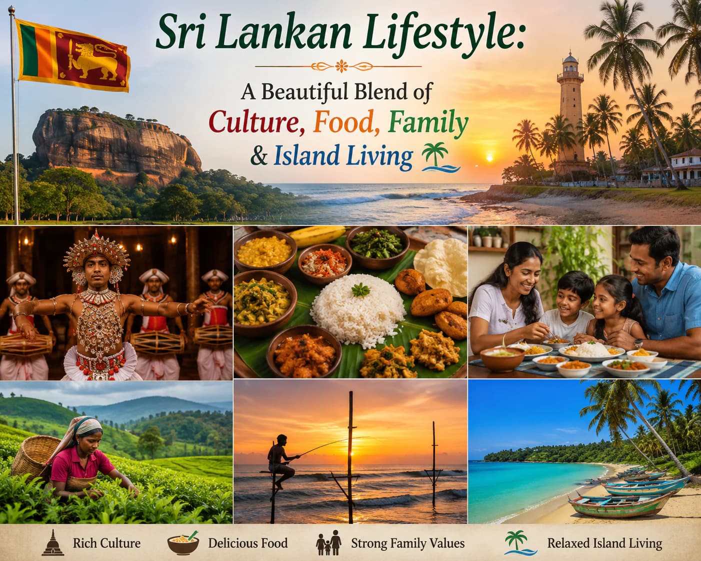 Sri Lankan Lifestyle: A Beautiful Blend of Culture, Food, Family & Island Living